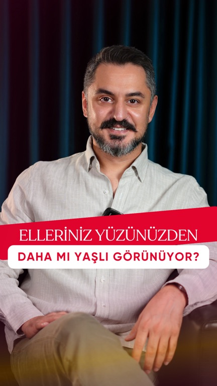 Elleriniz yüzünüzden daha mı yaşlı görünüyor?