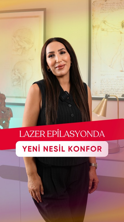 Alexandrite lazerle konforlu epilasyon